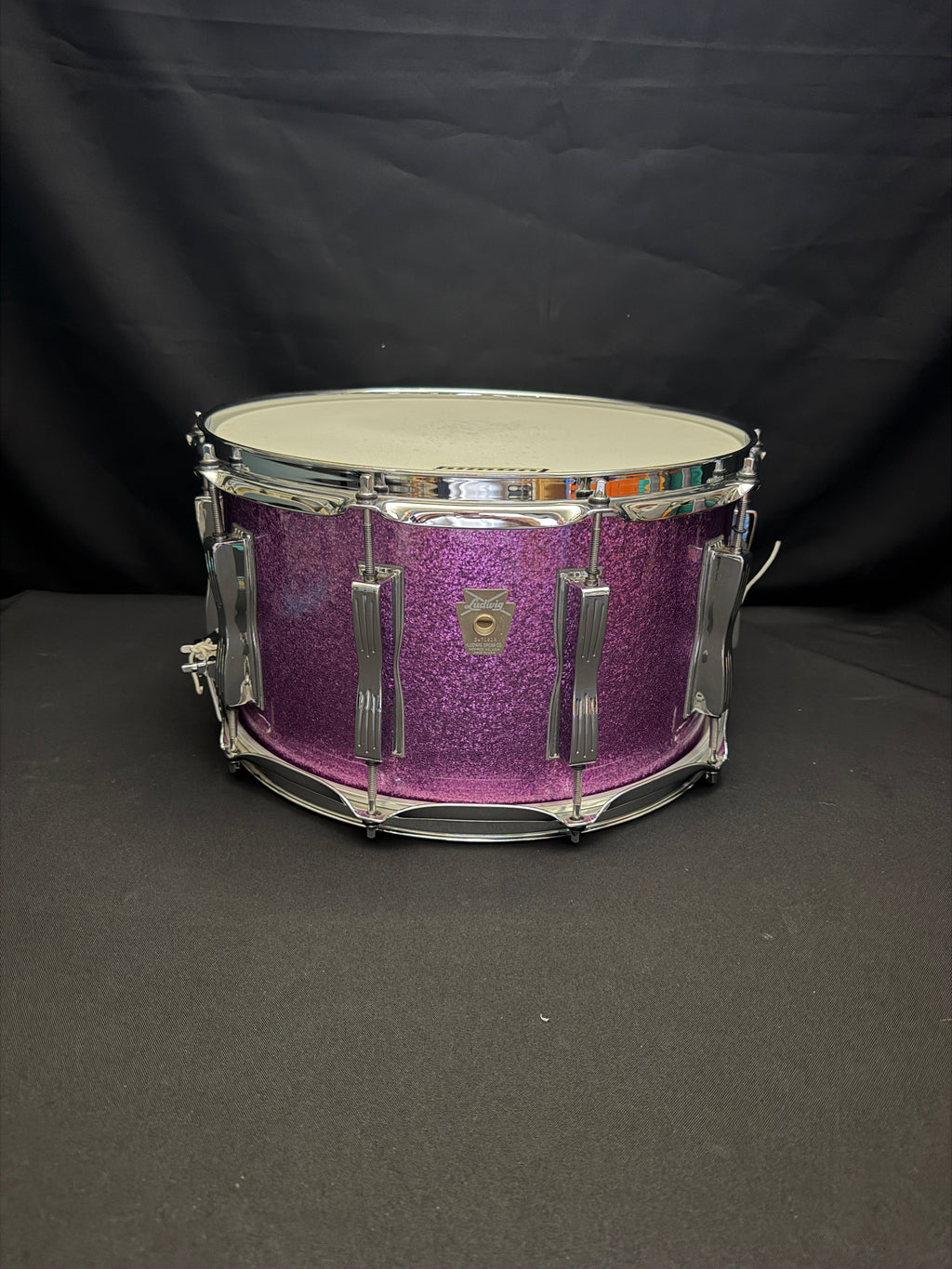 Ludwig Classic Maple 14" x 8" Purple Sparkle Snare Drum