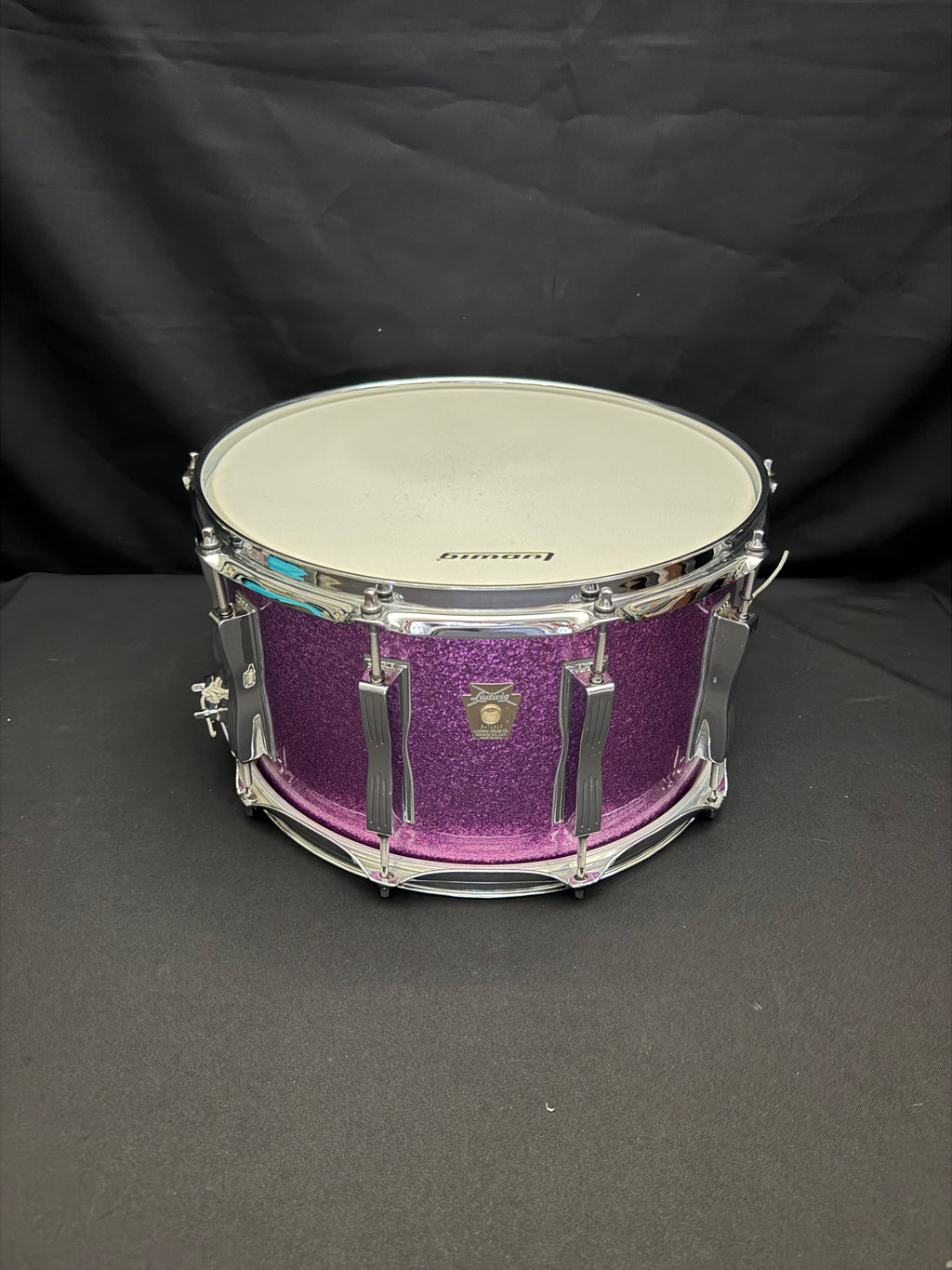 Ludwig Classic Maple 14" x 8" Purple Sparkle Snare Drum