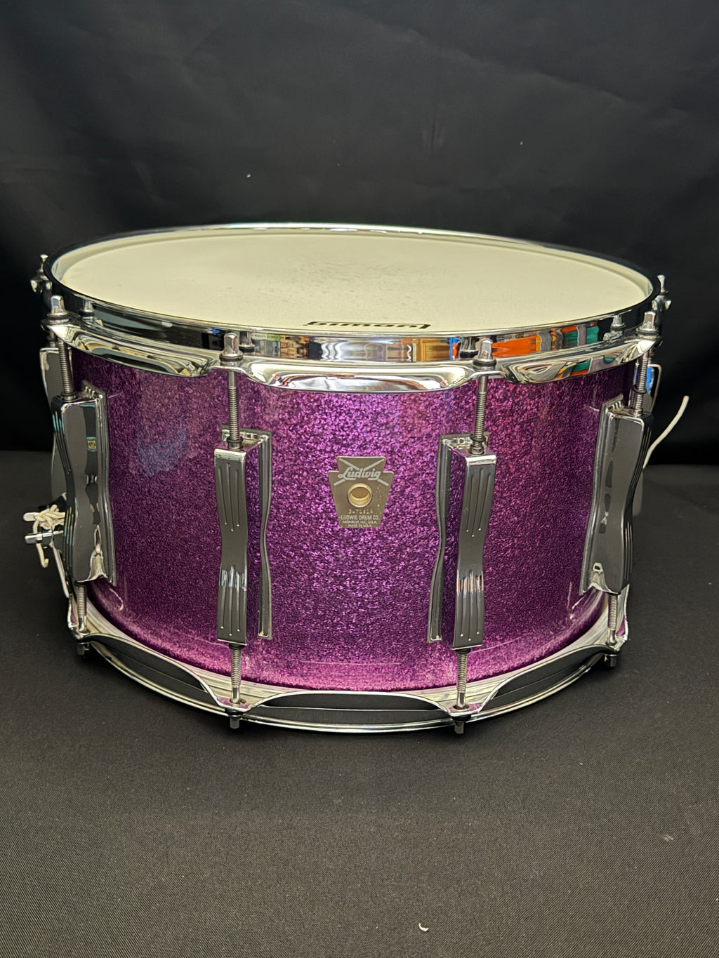 Ludwig Classic Maple 14" x 8" Purple Sparkle Snare Drum