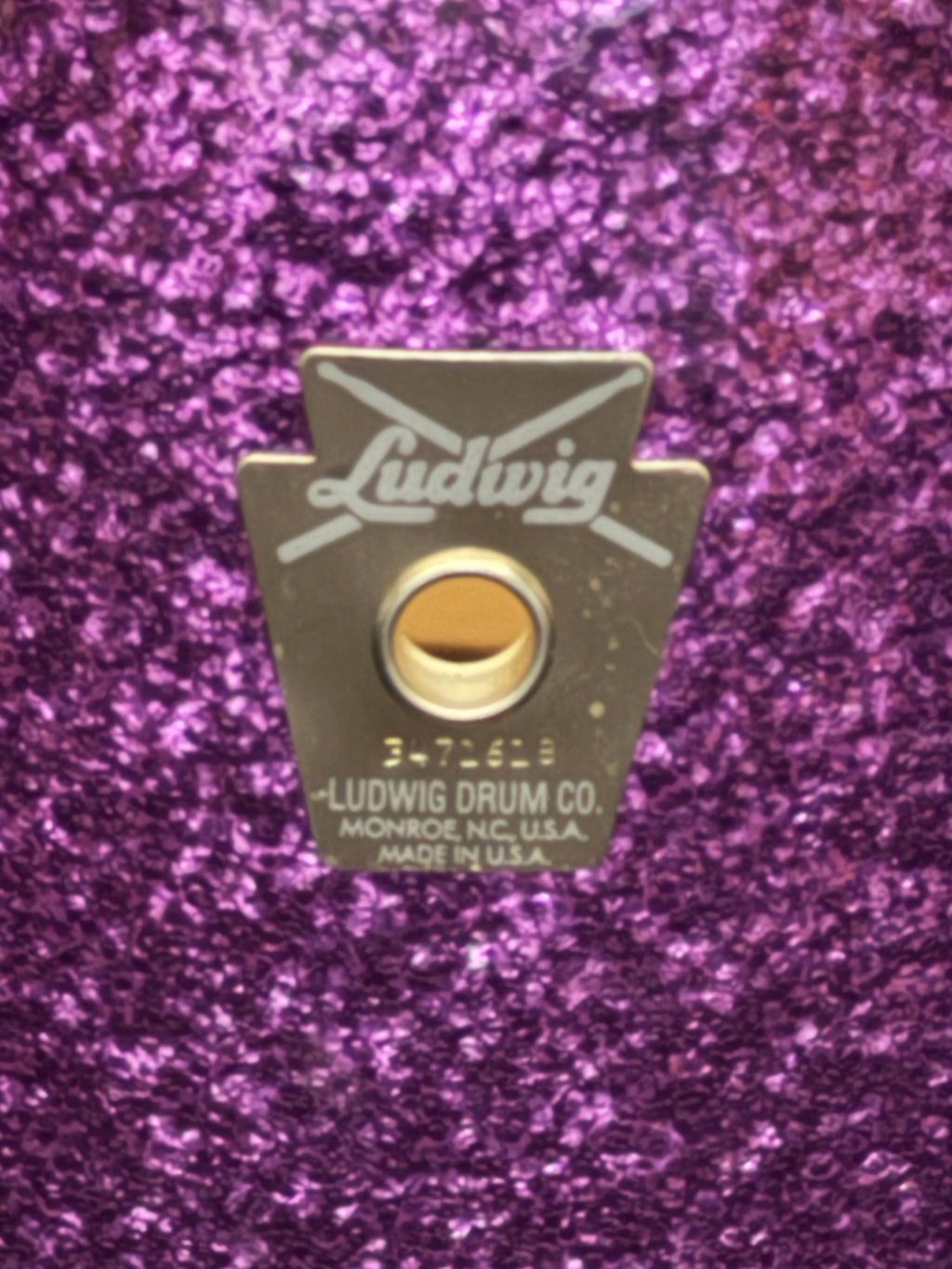 Ludwig Classic Maple 14" x 8" Purple Sparkle Snare Drum