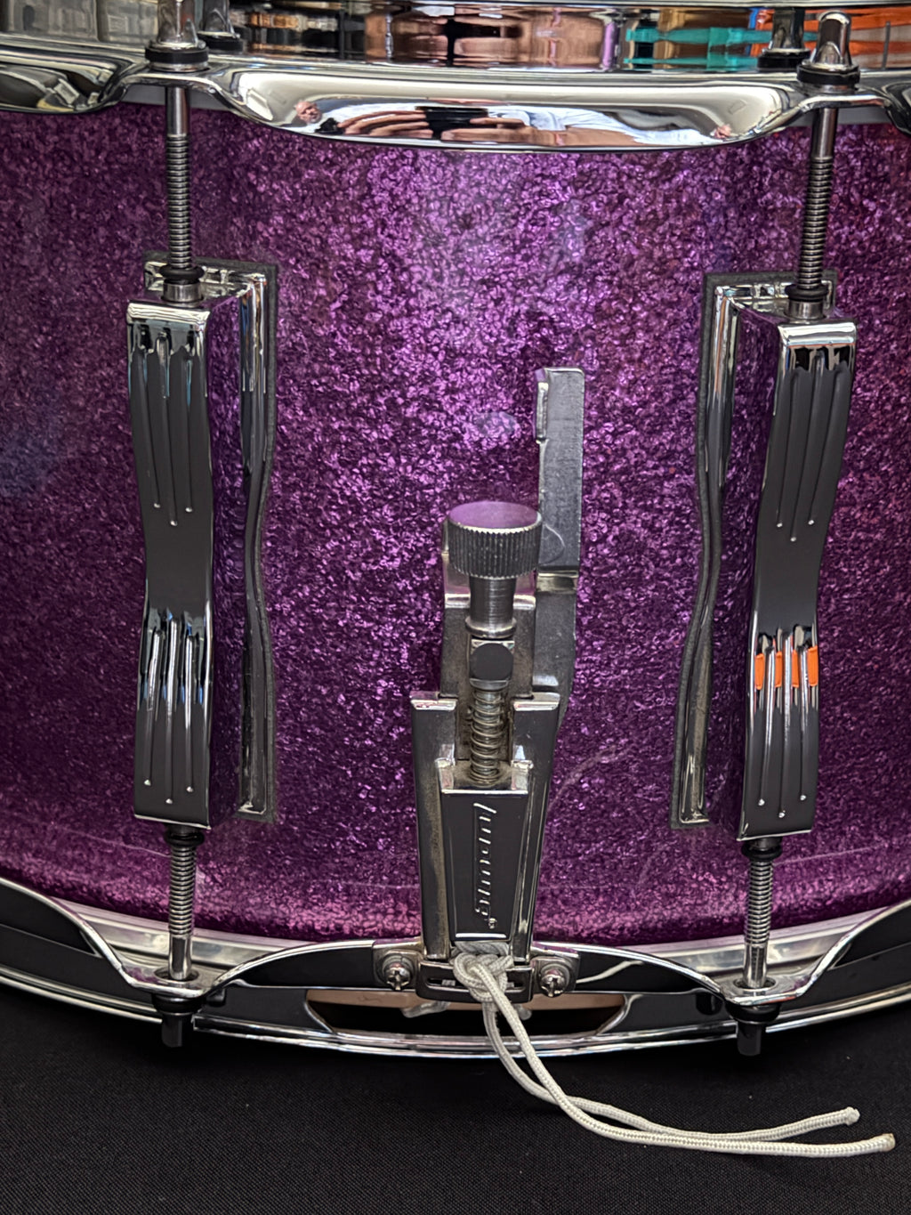 Ludwig Classic Maple 14" x 8" Purple Sparkle Snare Drum