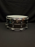 Ludwig LB417KT 14” x 6,5” Black Beauty Hammered snare drum