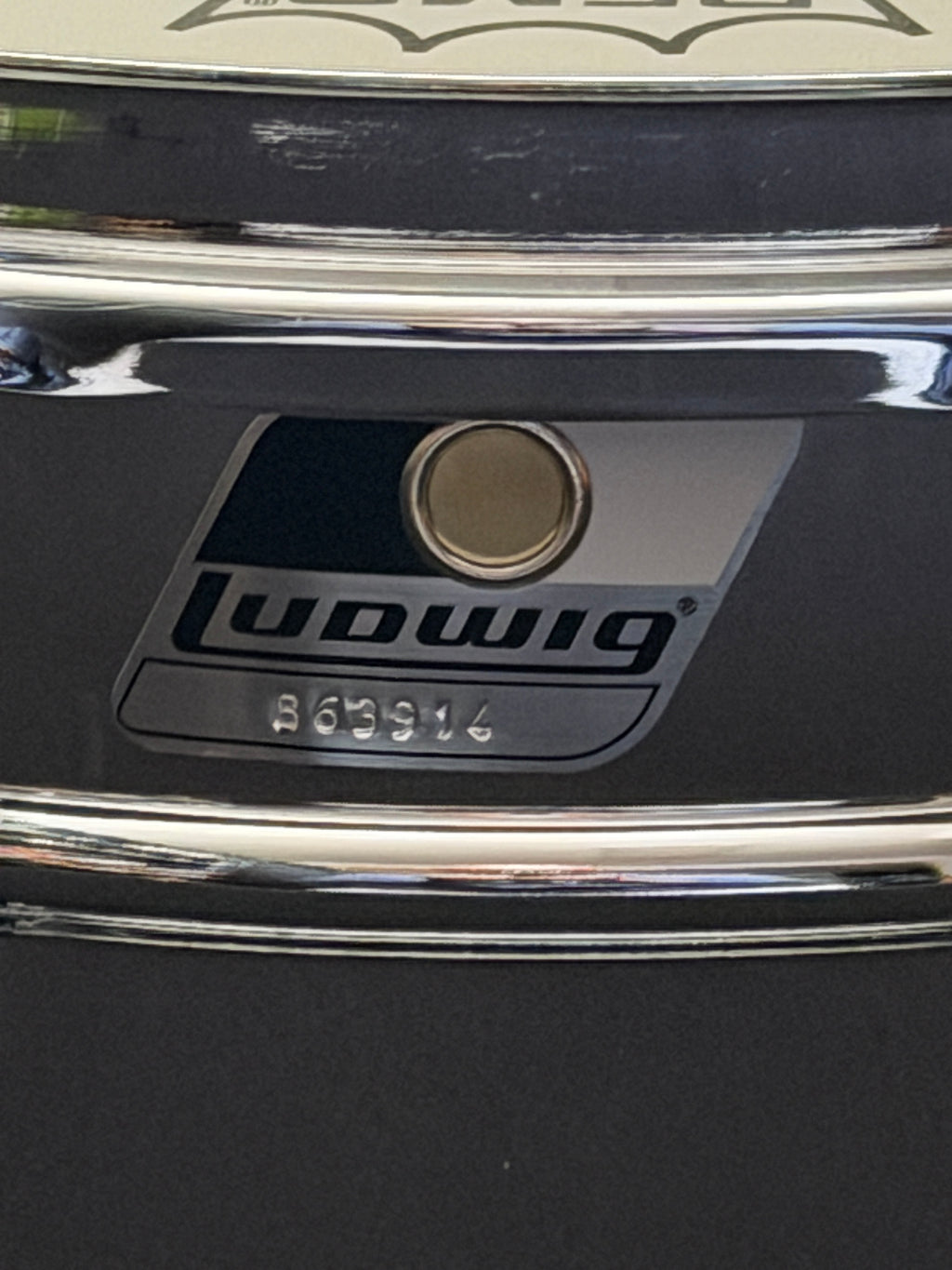 Ludwig LM300 Rocker 14" x 5" metal snare drum from 2000's