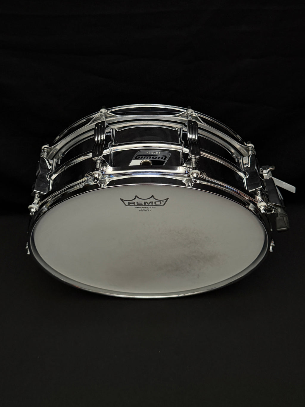 Ludwig LM300 Rocker 14" x 5" metal snare drum from 2000's