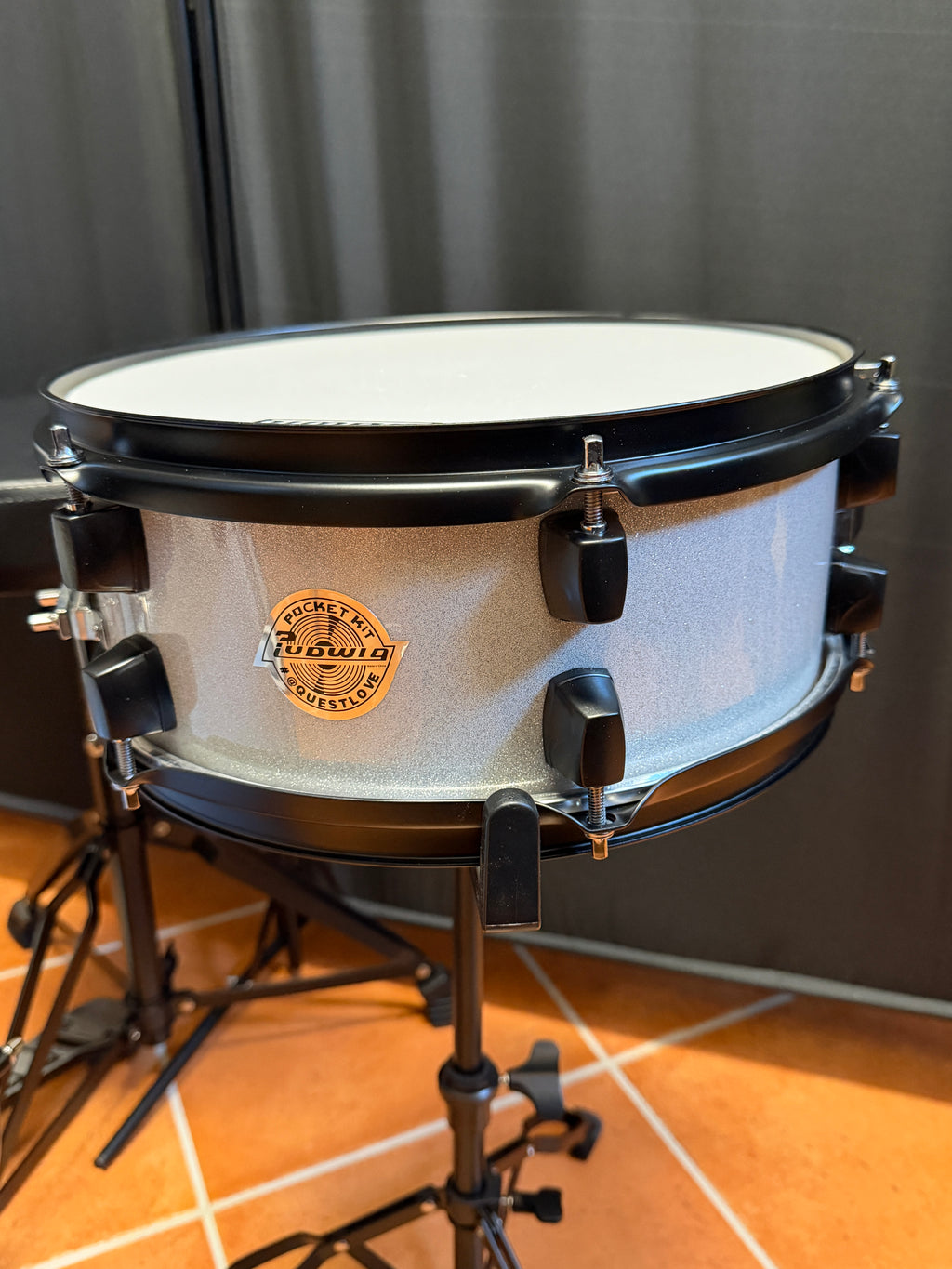 Ludwig Pocket Kit 16"-10"-13"-12" - Silver Sparkle by Questlove