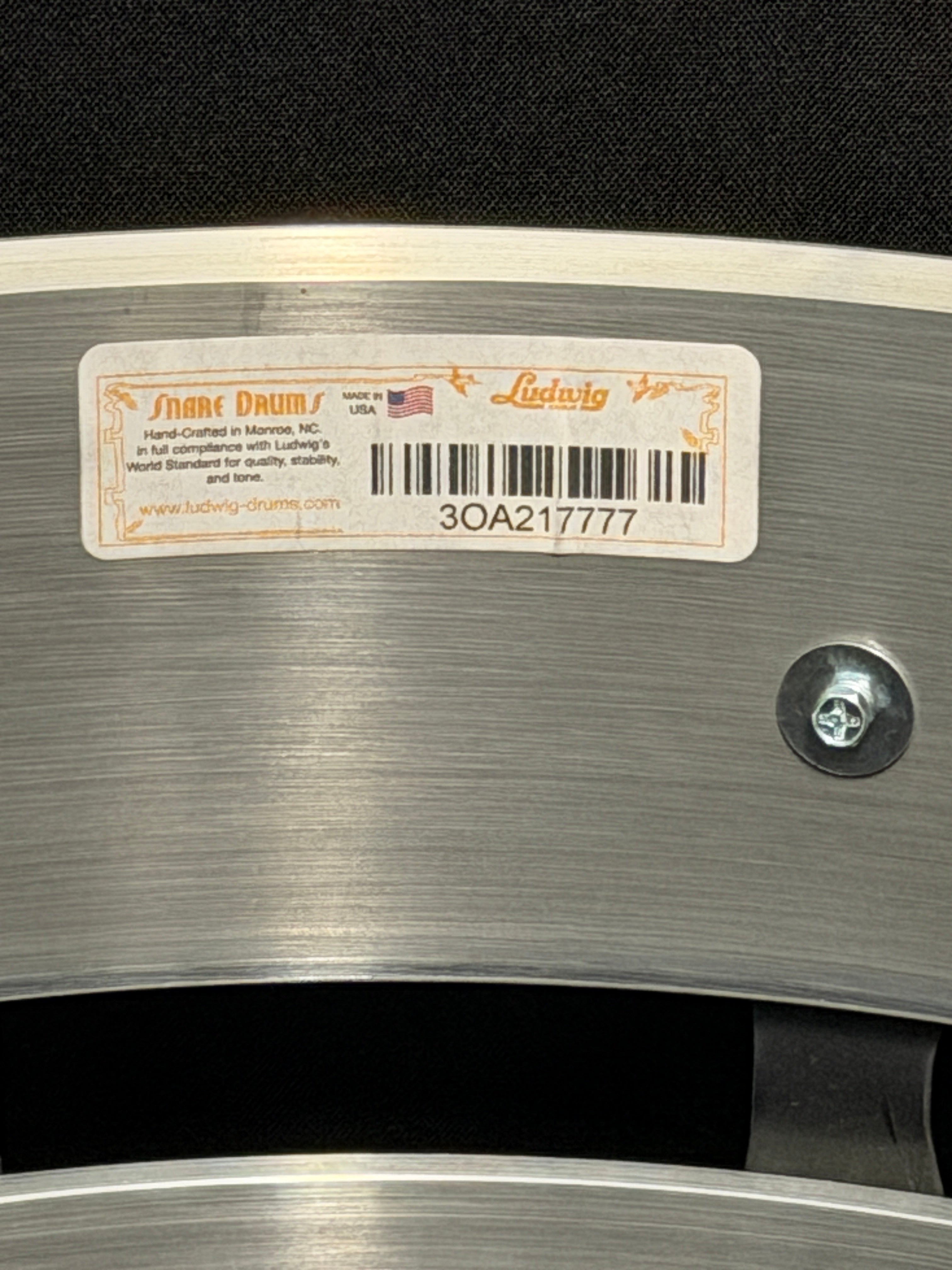 Ludwig Slotted Coliseum 14" x 8" Cast Aluminum Snare Drum