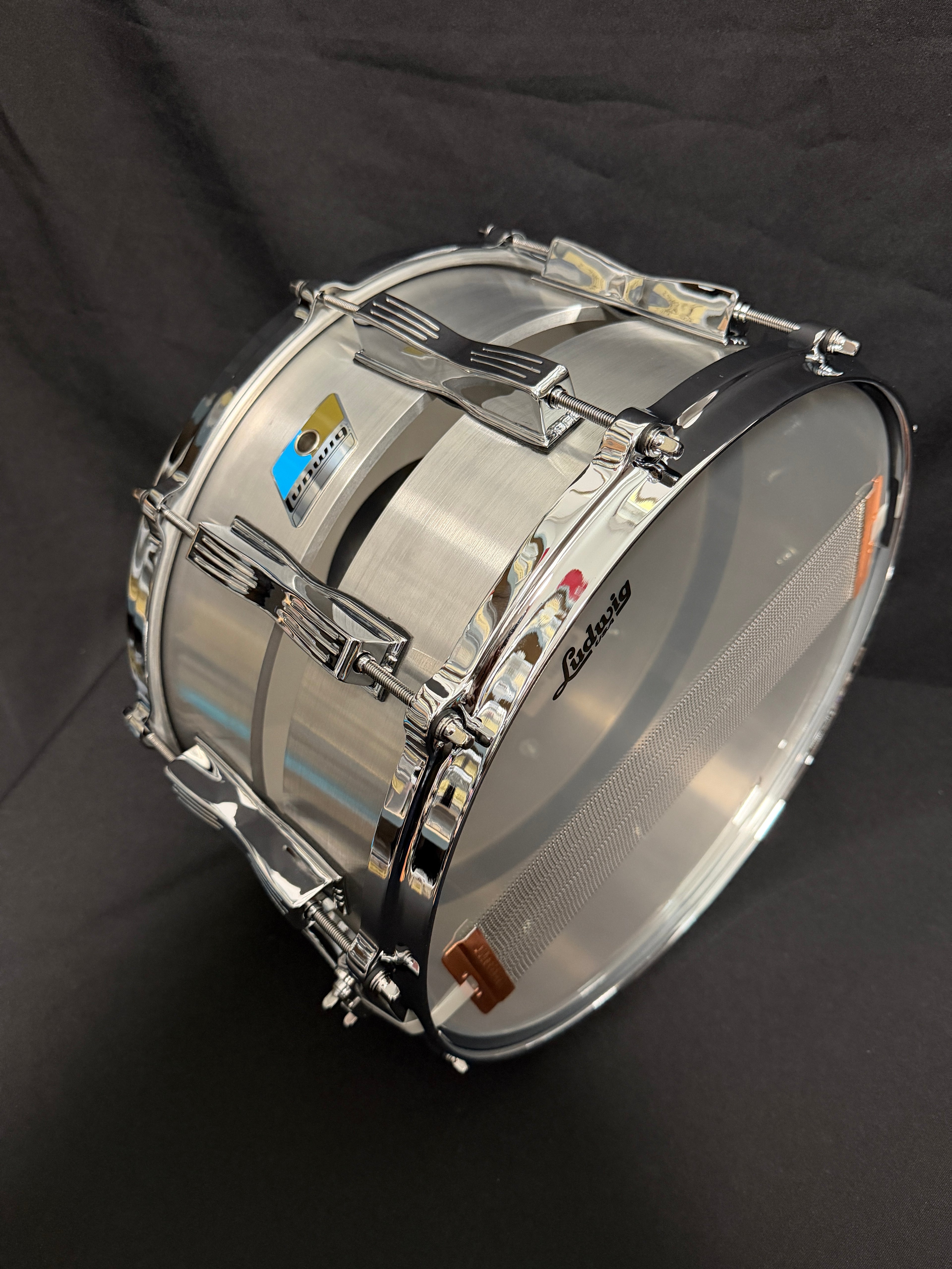 Ludwig Slotted Coliseum 14" x 8" Cast Aluminum Snare Drum