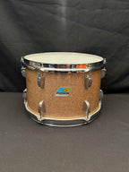 Ludwig Tom 12"x 8" Champagne Sparkle 3-ply shell from 1970