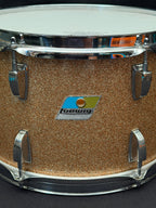 Ludwig Tom 12"x 8" Champagne Sparkle 3-ply shell from 1970
