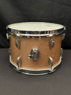 Ludwig Tom 12"x 8" Champagne Sparkle 3-ply shell from 1970