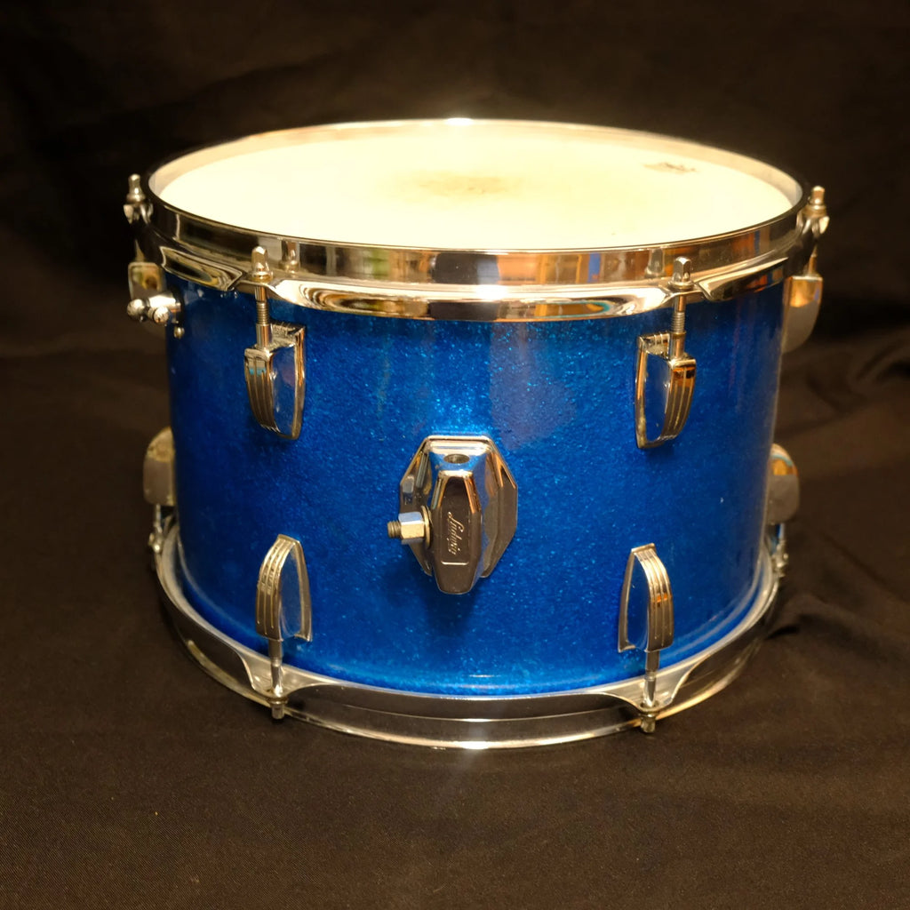 1966 Ludwig Tom 12"x 8" Blue Sparkle