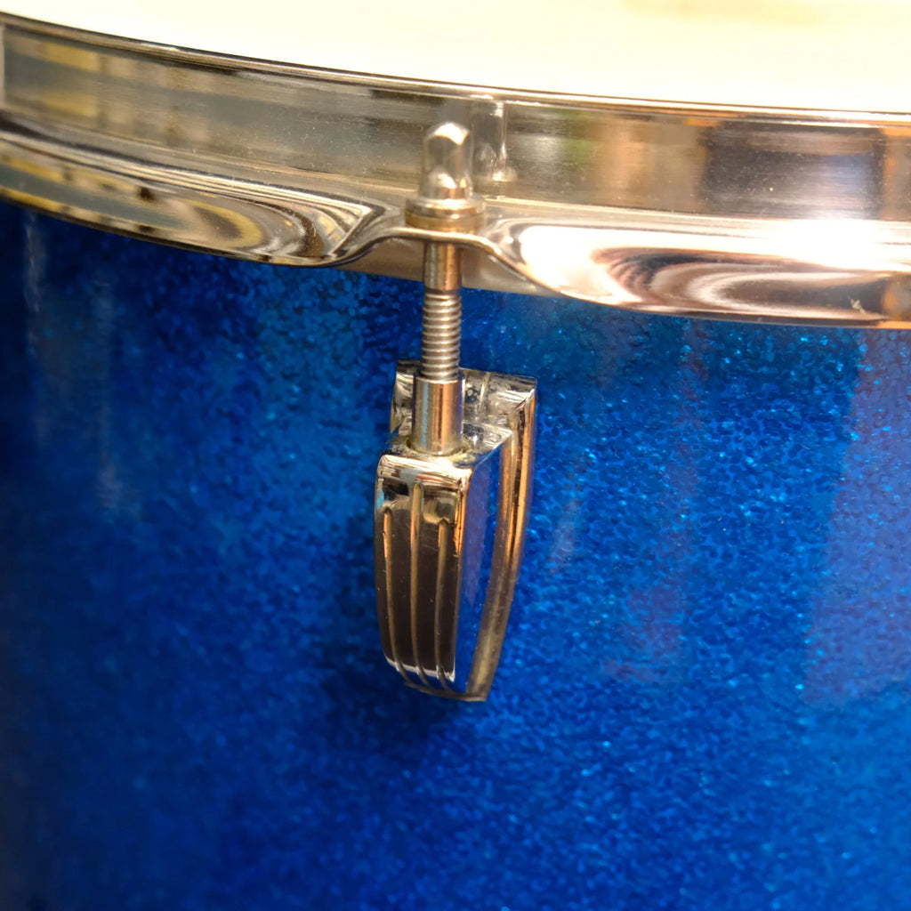 1966 Ludwig Tom 12"x 8" Blue Sparkle