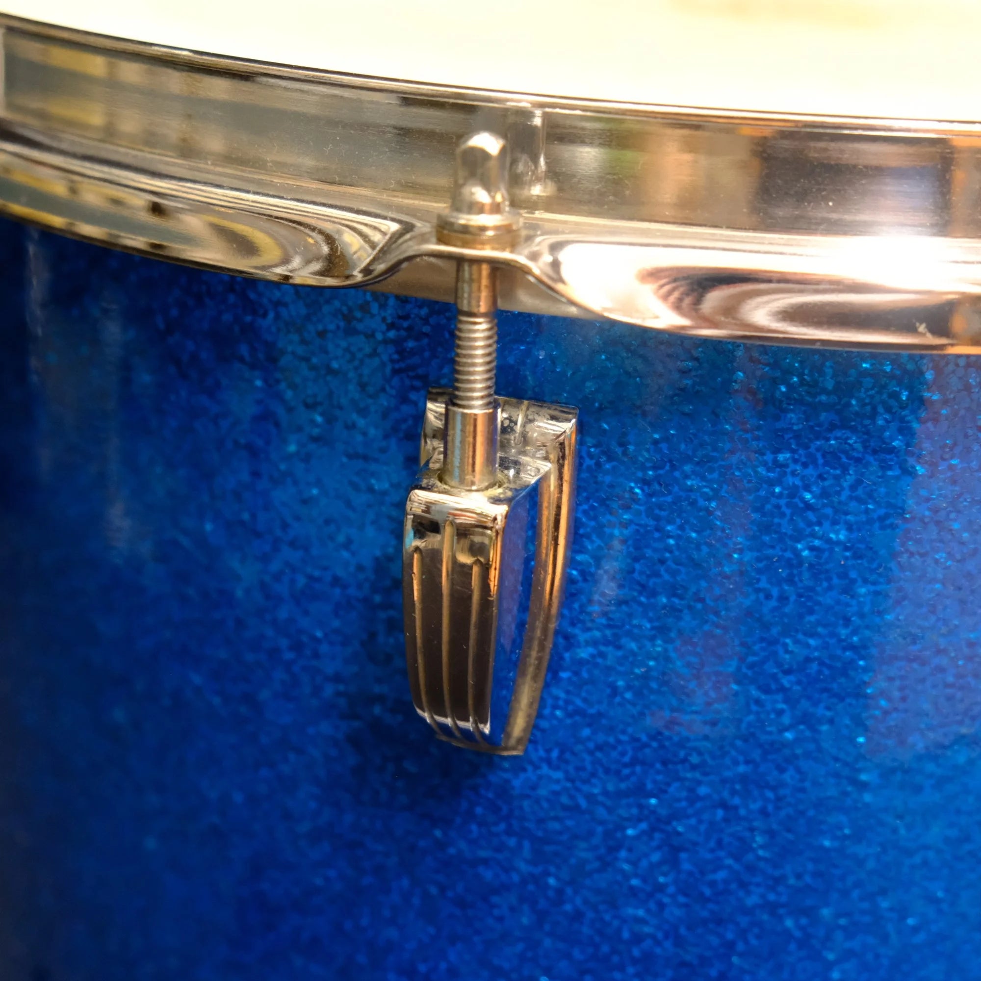 1966 Ludwig Tom 12"x 8" Blue Sparkle
