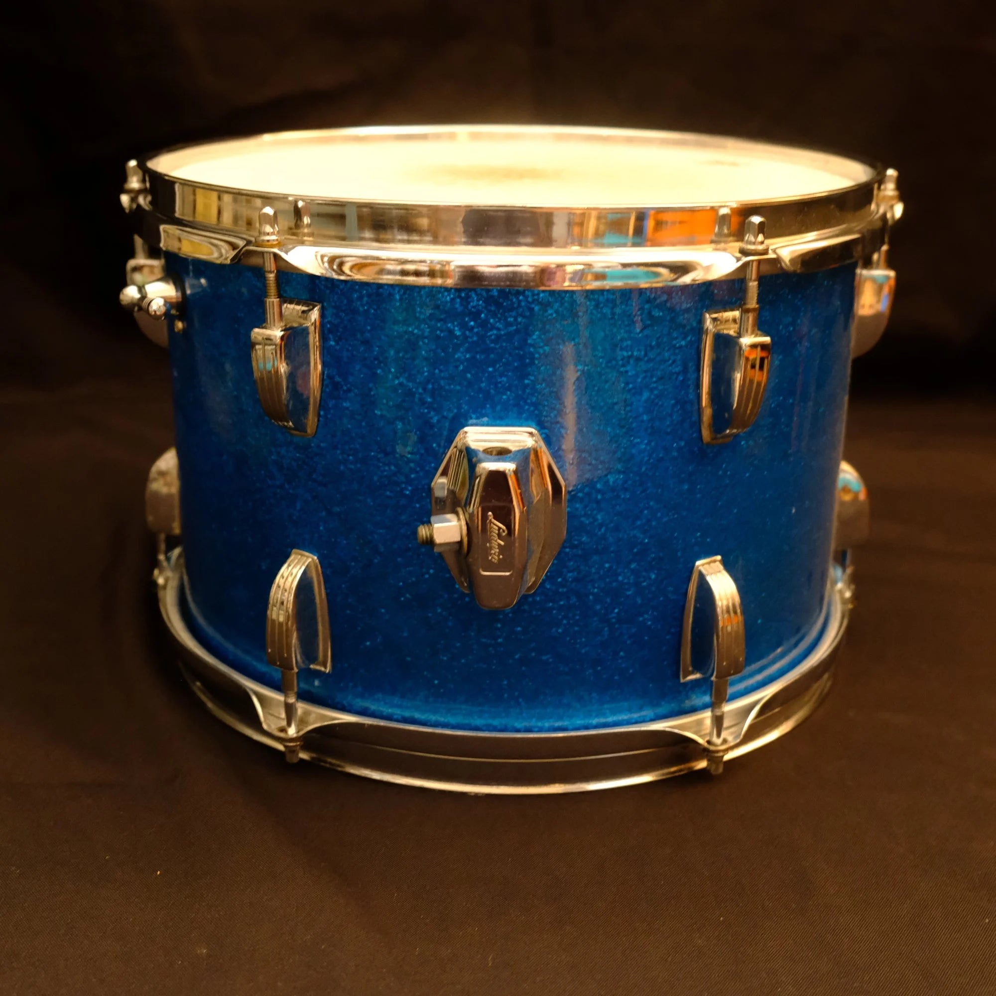 1966 Ludwig Tom 12"x 8" Blue Sparkle