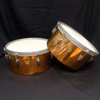 1965 Ludwig Copper Timbales 13" and 14"