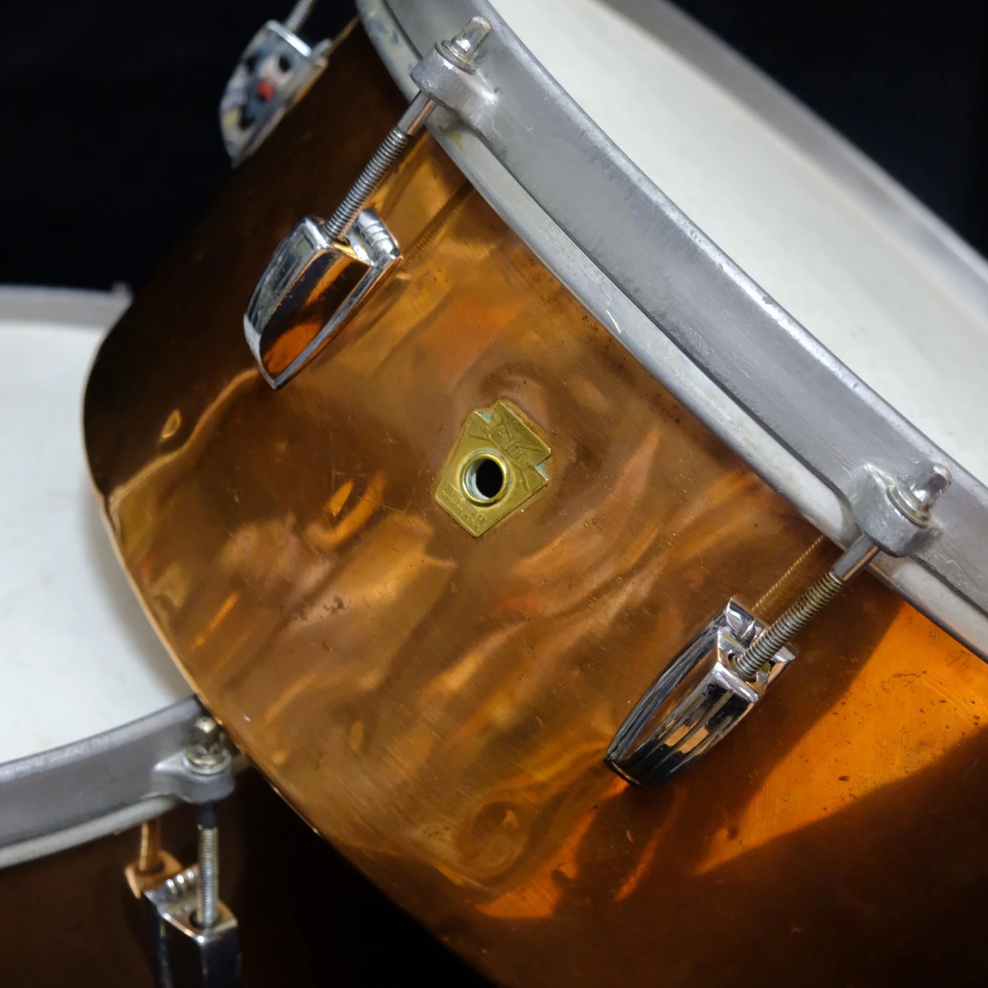 1965 Ludwig Copper Timbales 13" and 14"