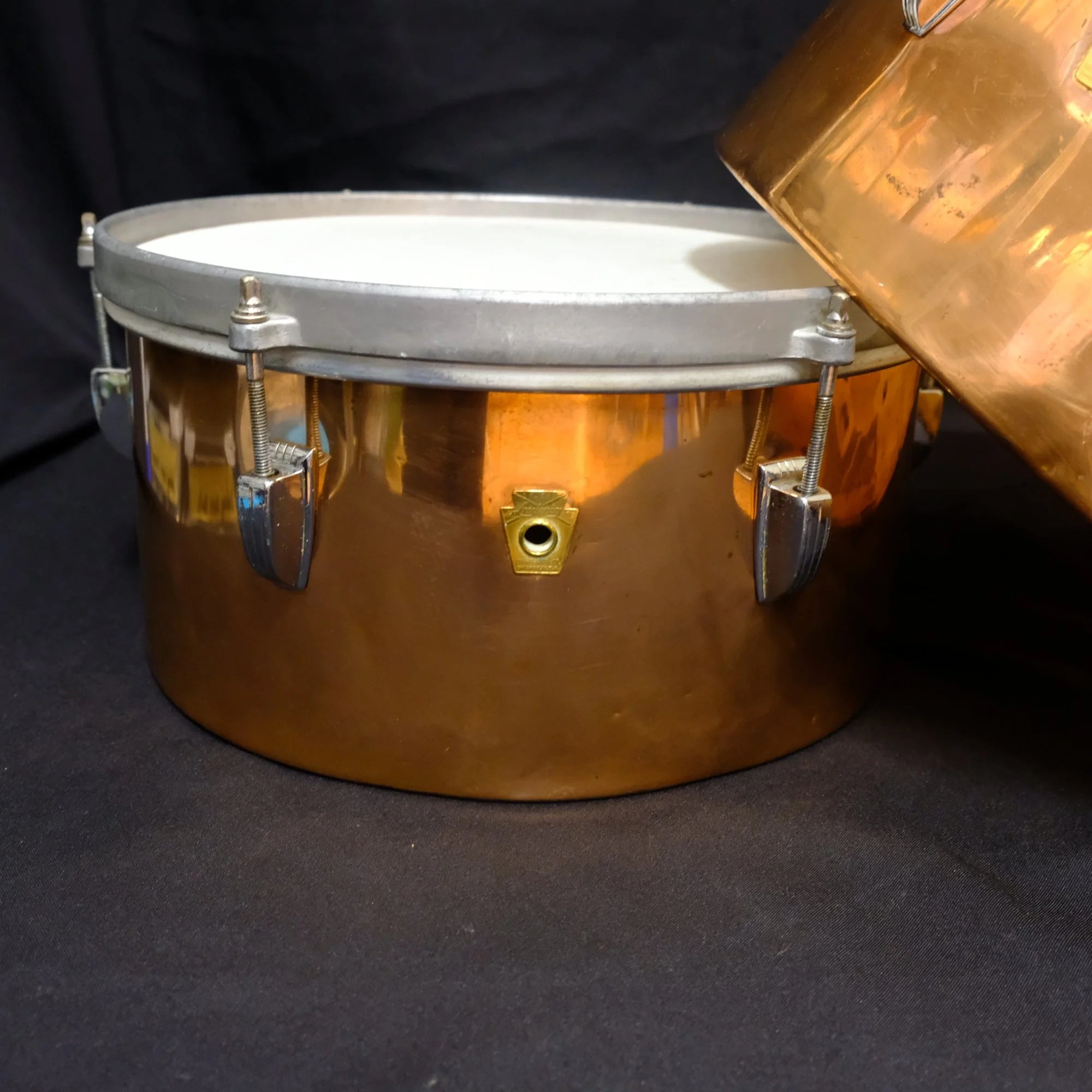 1965 Ludwig Copper Timbales 13" and 14"