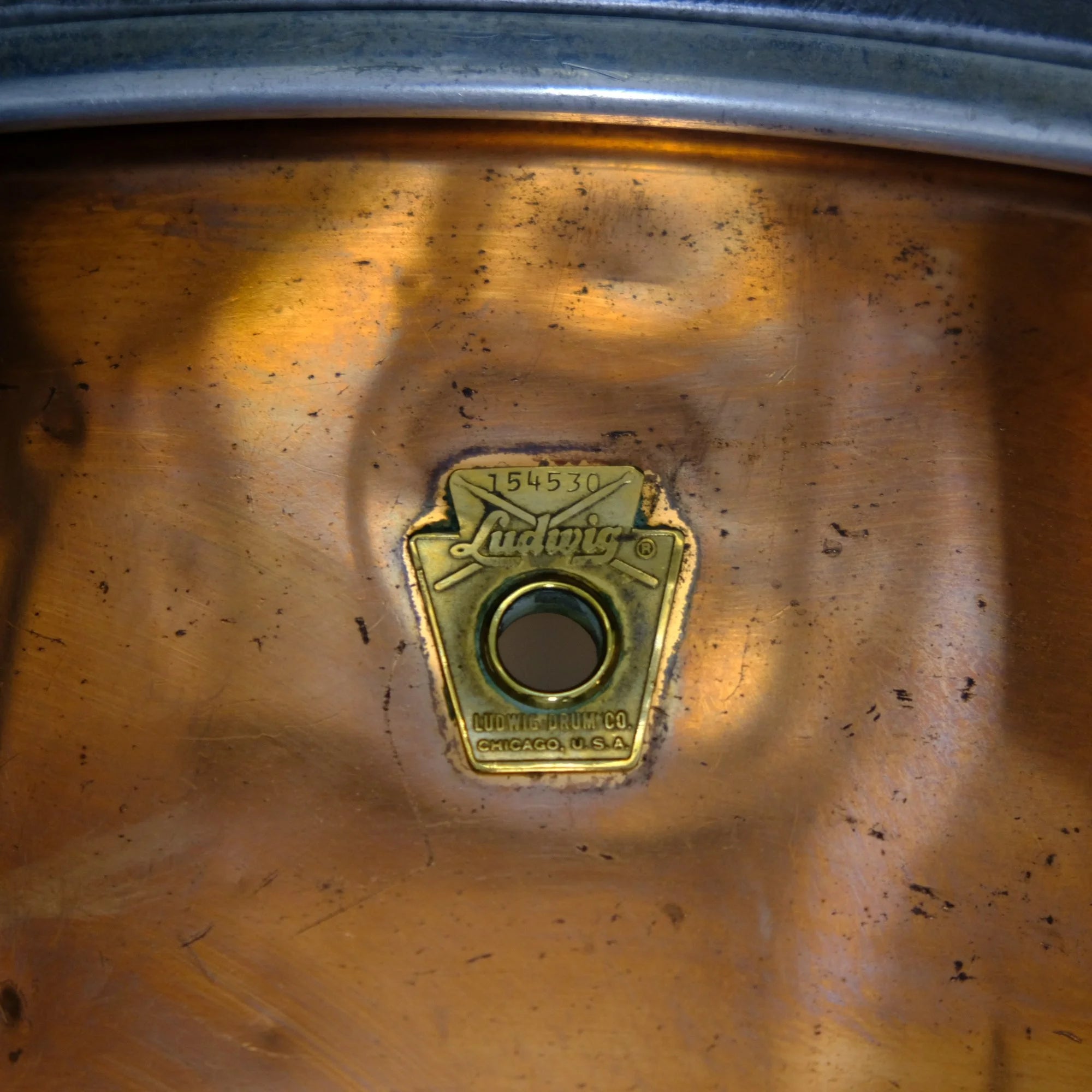 1965 Ludwig Copper Timbales 13" and 14"