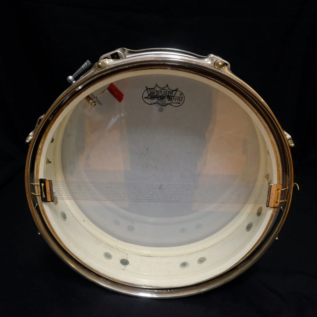 1964 Ludwig Downbeat 14"x 4" snare drum Black Oyster Pearl