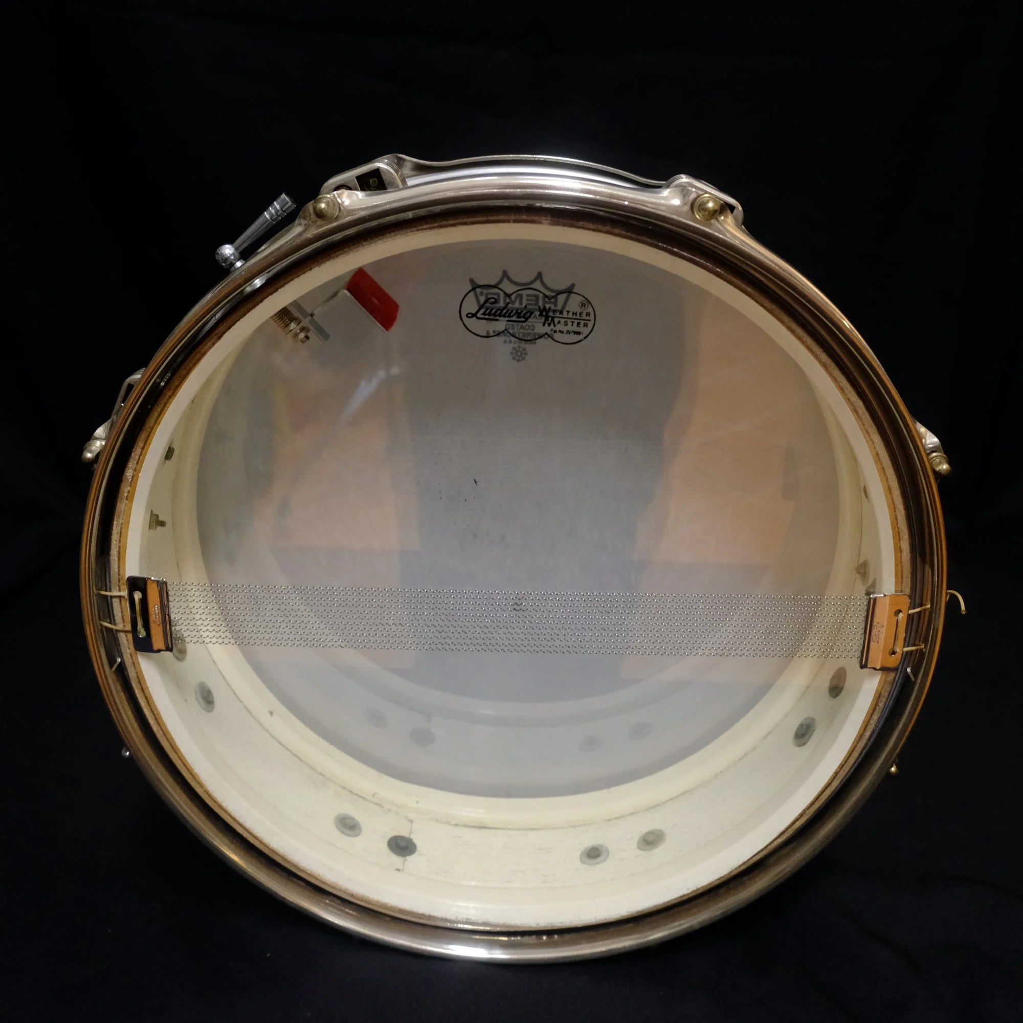 1964 Ludwig Downbeat 14"x 4" snare drum Black Oyster Pearl
