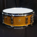 1960 Ludwig Jazz Festival 14" x 5" Gold Sparkle snare drum