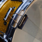 1960 Ludwig Jazz Festival 14" x 5" Gold Sparkle snare drum