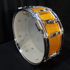 1960 Ludwig Jazz Festival 14" x 5" Gold Sparkle snare drum