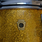 1960 Ludwig Jazz Festival 14" x 5" Gold Sparkle snare drum
