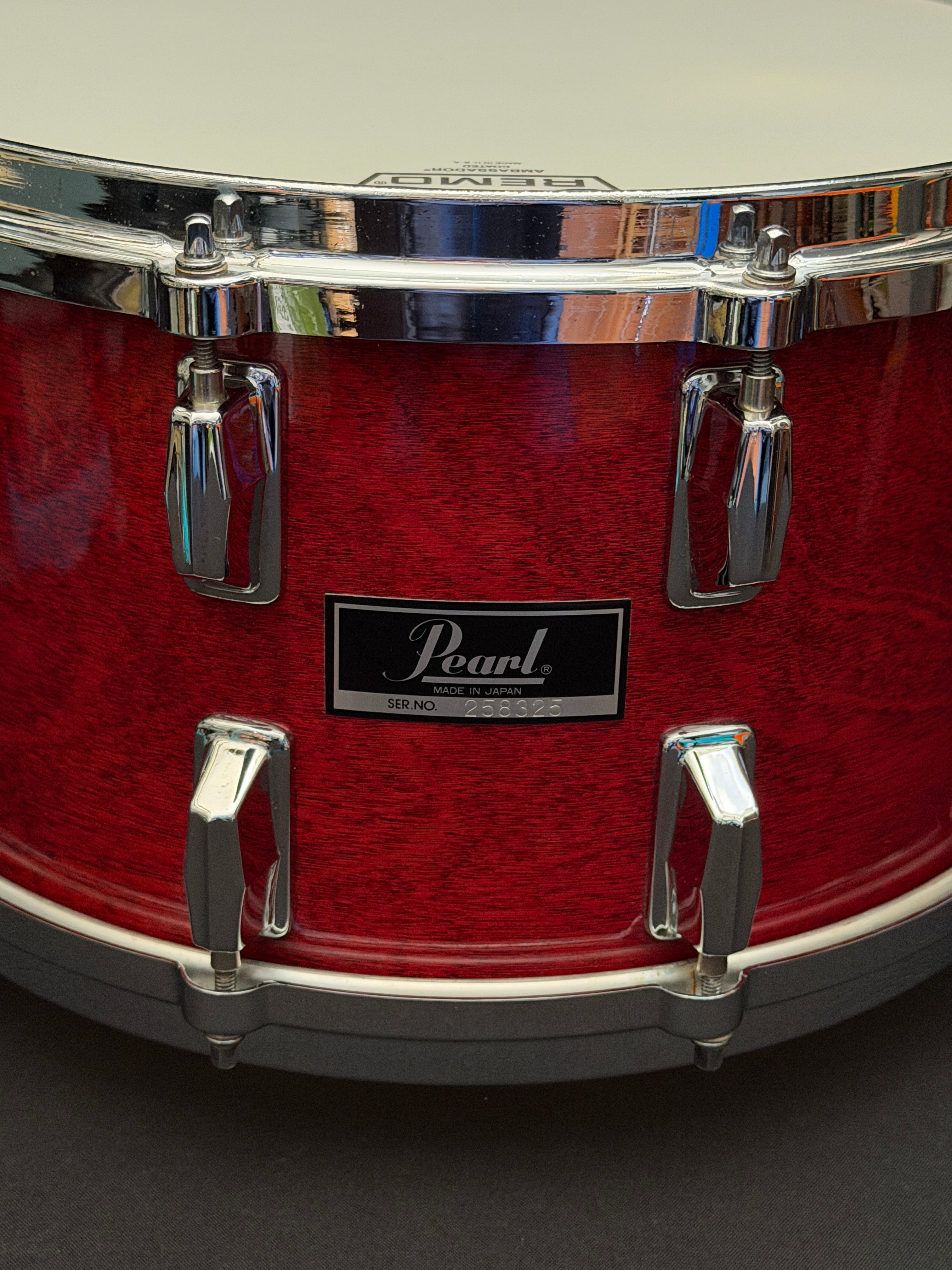 Pearl ET814X 8-ply Maple snare drum 14" x 8" Made in Japan from 1980's