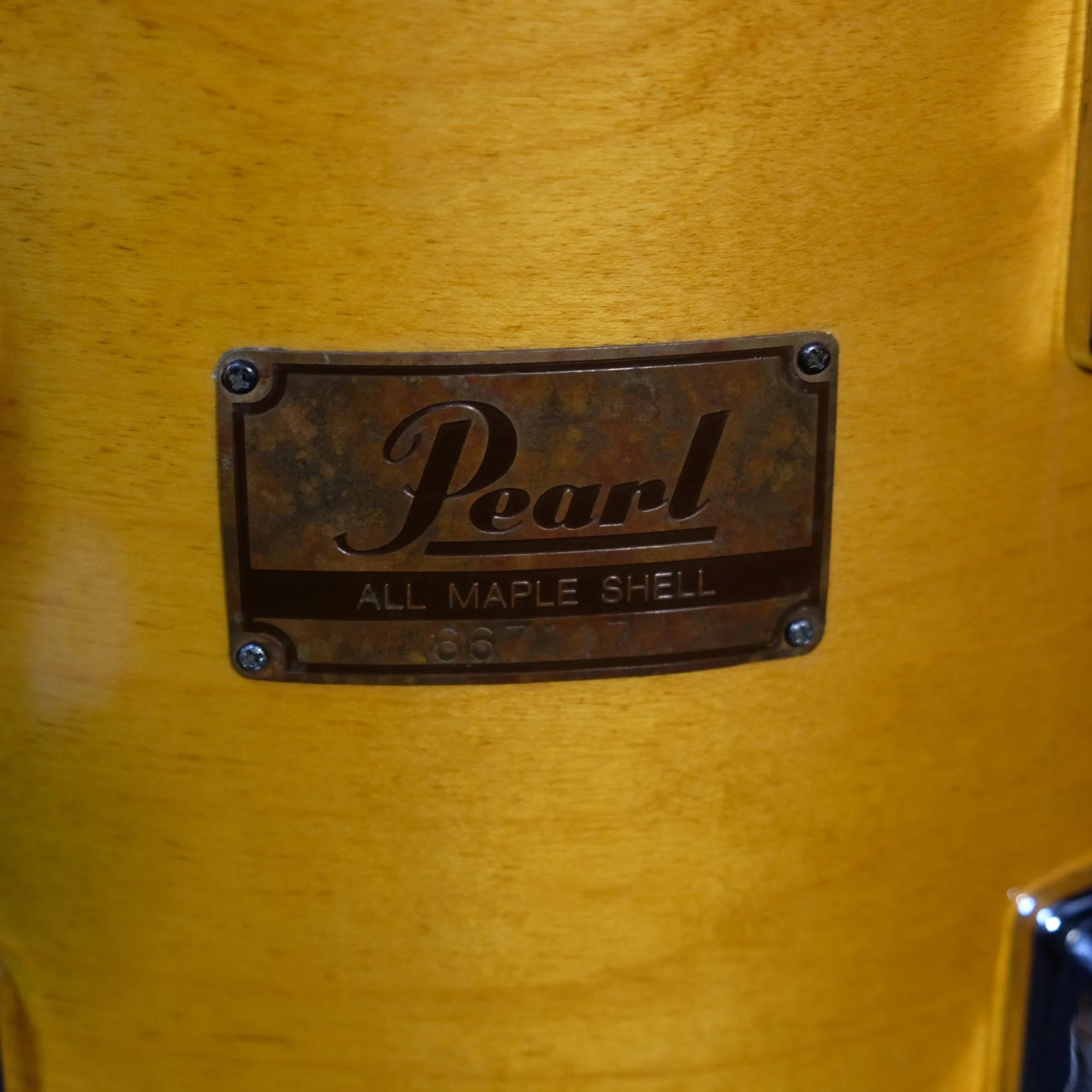 Pearl MLX 8500 Series Tom 12" x 10" in Liquid Amber from 1984