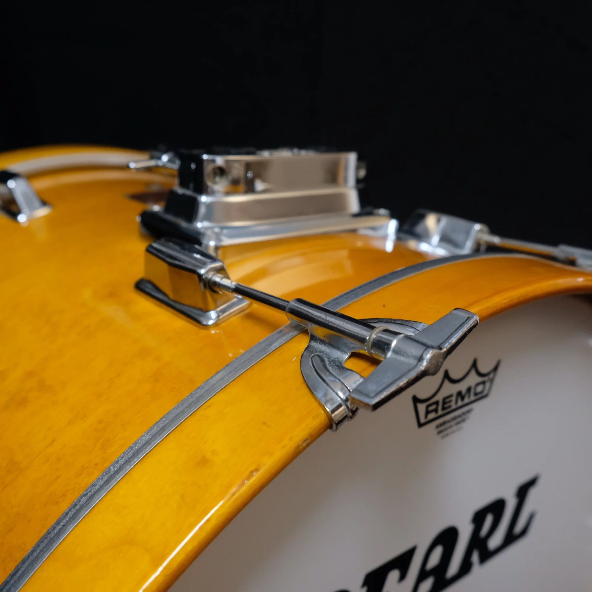 Pearl MLX 8500 Series Bass Drum 22" x 16" in Liquid Amber from 1984