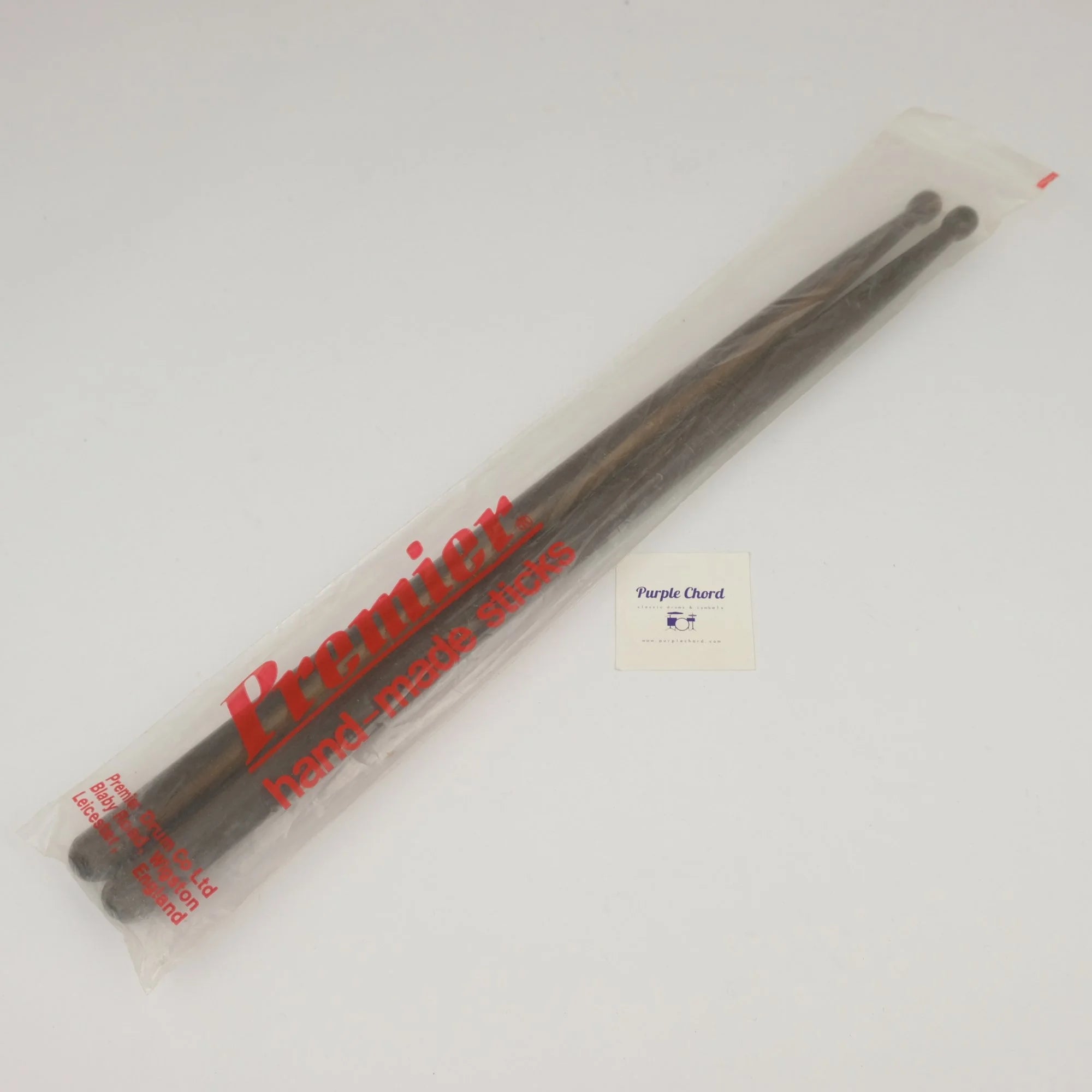 Premier Artiste H vintage mahogany Drum Sticks, new old stock