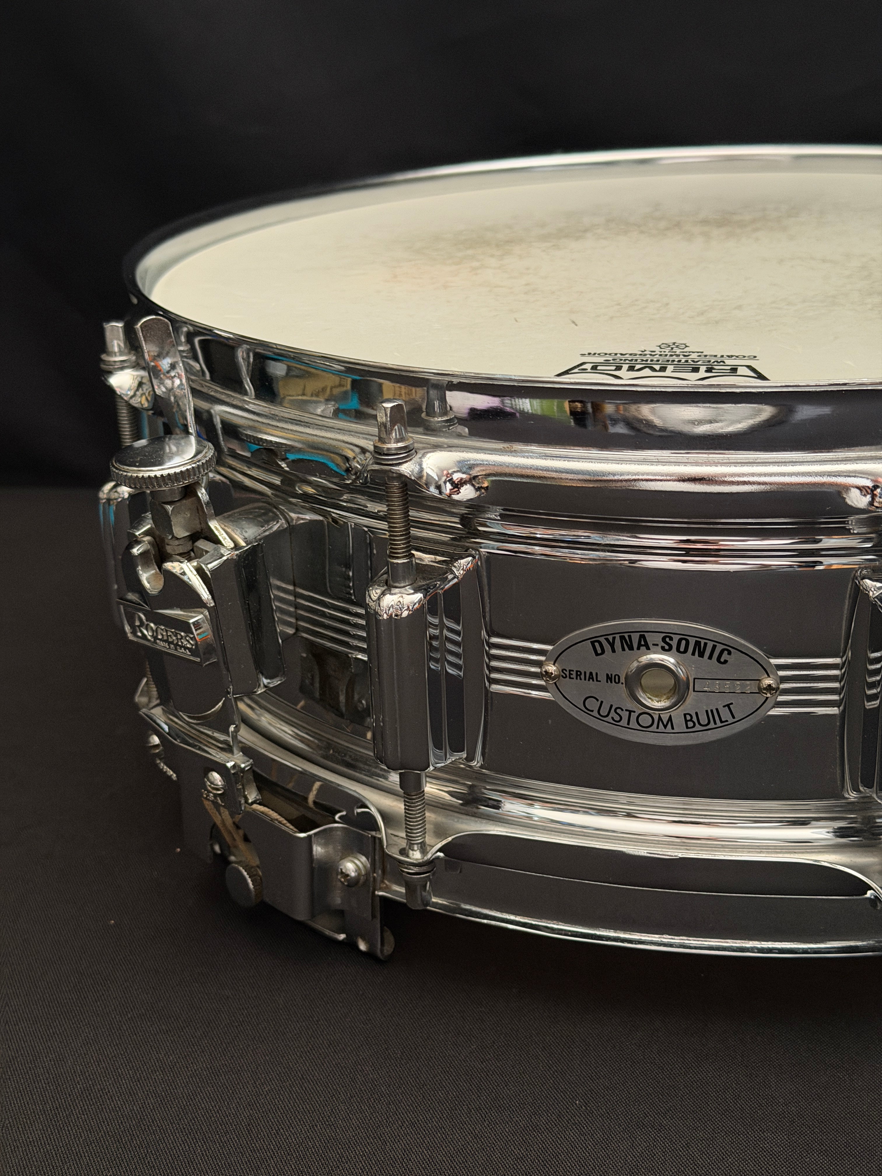 Rogers COB Dynasonic 14" x 5" snare drum from 1973