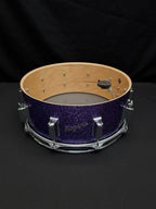 Rogers custom 14" x 5,5" Snare Drum purple sparkle