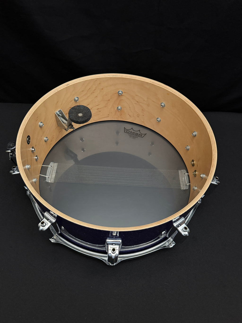Rogers custom 14" x 5,5" Snare Drum purple sparkle