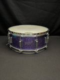 Rogers custom 14" x 5,5" Snare Drum purple sparkle