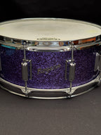 Rogers custom 14" x 5,5" Snare Drum purple sparkle