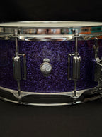 Rogers custom 14" x 5,5" Snare Drum purple sparkle