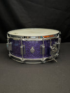 Rogers custom 14" x 5,5" Snare Drum purple sparkle