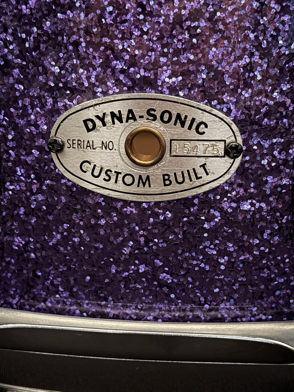 Rogers custom 14" x 5,5" Snare Drum purple sparkle