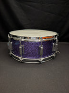 Rogers custom 14" x 5,5" Snare Drum purple sparkle
