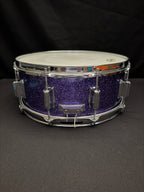 Rogers custom 14" x 5,5" Snare Drum purple sparkle