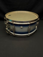 Slingerland Radio King Solid Shell Maple 14" x 6" Snare Drum 1955-59 - Duco Blue Silver