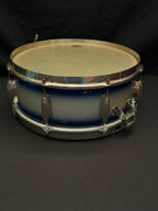 Slingerland Radio King Solid Shell Maple 14" x 6" Snare Drum 1955-59 - Duco Blue Silver