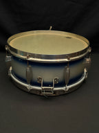 Slingerland Radio King Solid Shell Maple 14" x 6" Snare Drum 1955-59 - Duco Blue Silver