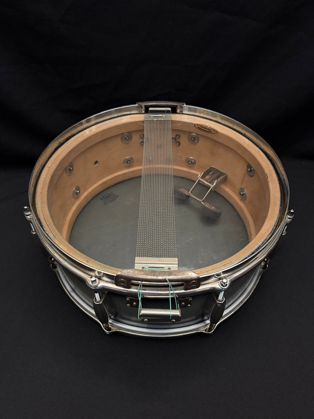 Slingerland Radio King Solid Shell Maple 14" x 6" Snare Drum 1955-59 - Duco Blue Silver