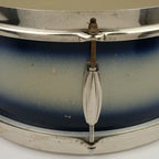 Slingerland Radio King Solid Shell Maple 14" x 6" Snare Drum 1955-59 - Duco Blue Silver