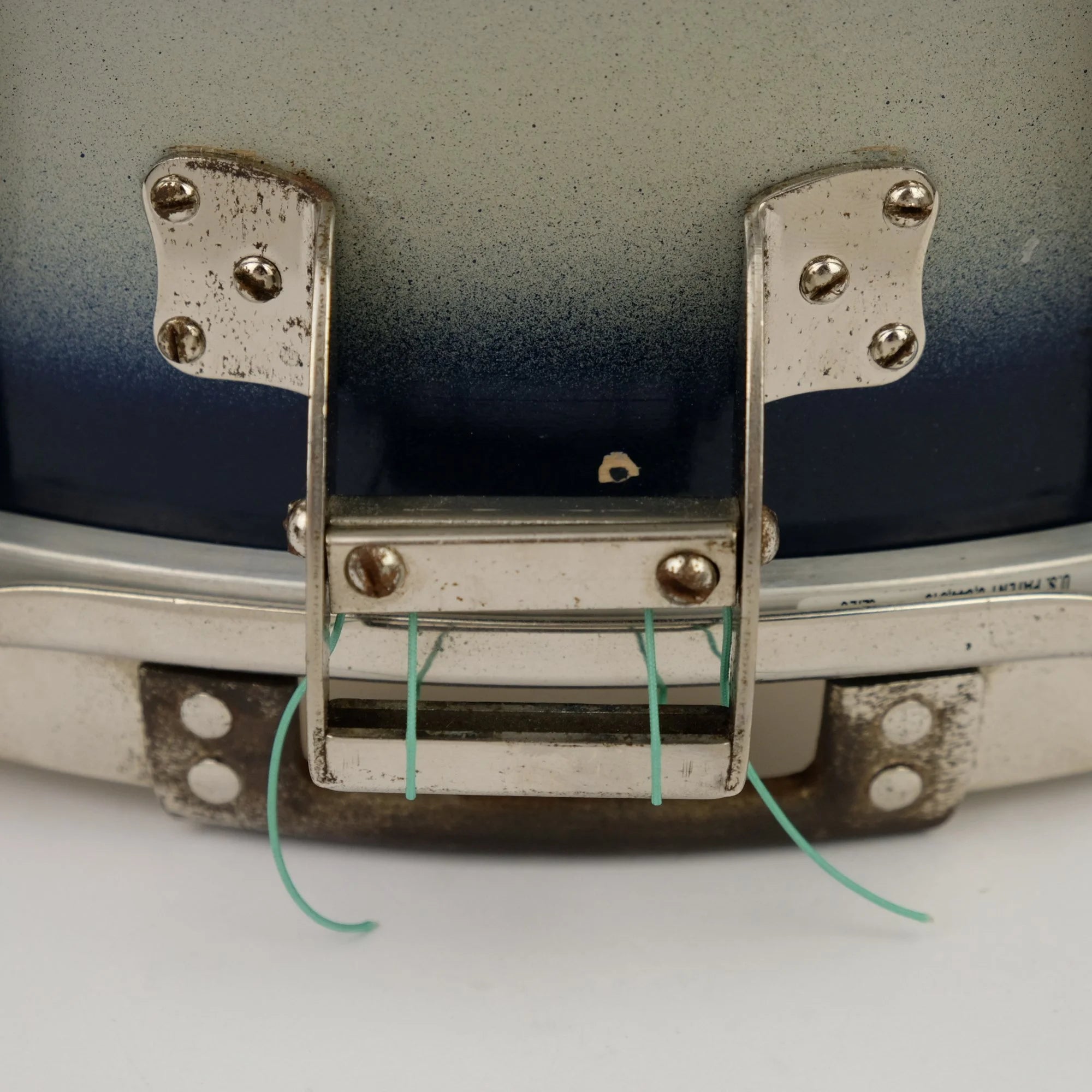 Slingerland Radio King Solid Shell Maple 14" x 6" Snare Drum 1955-59 - Duco Blue Silver