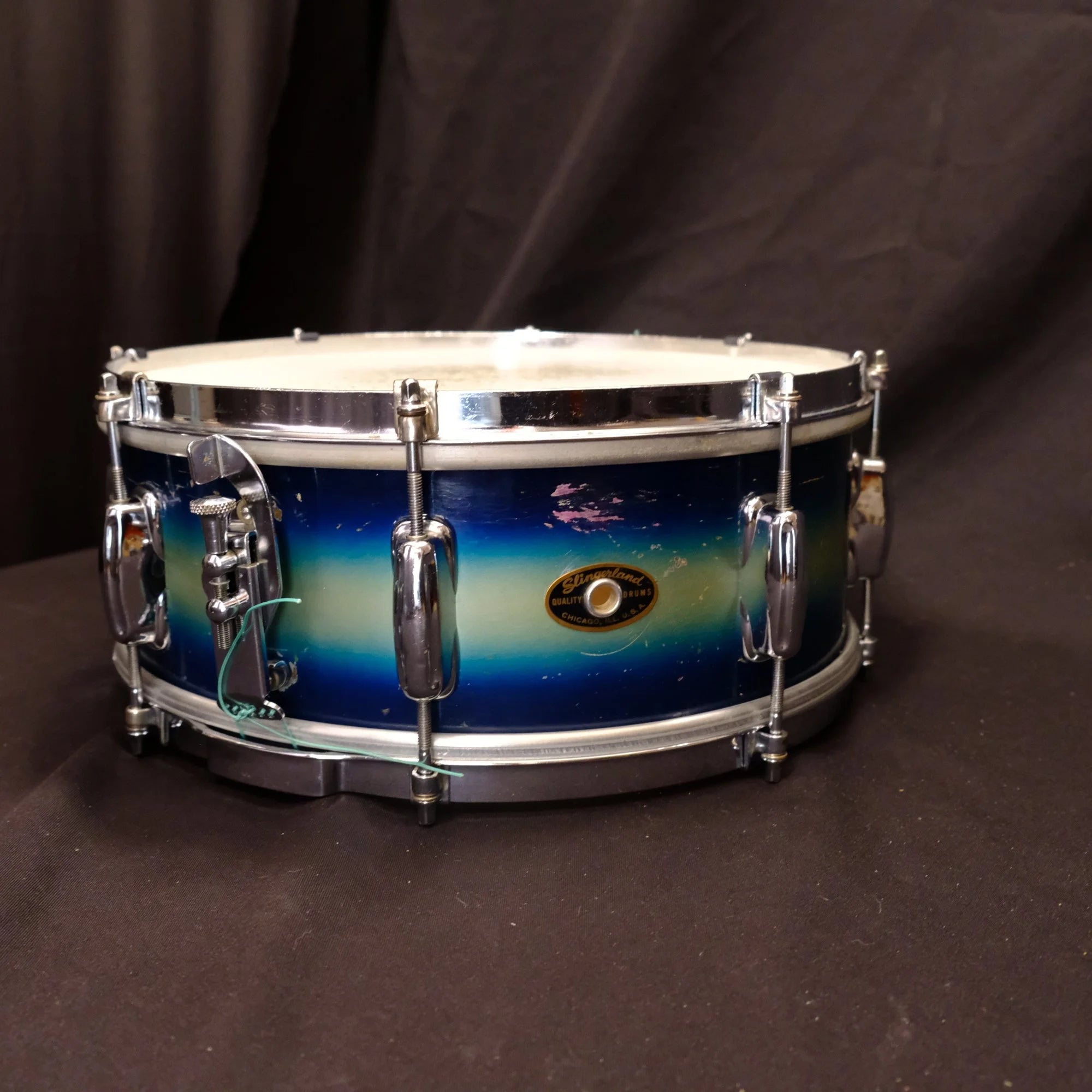 1959 Slingerland 14" x 5,5" wood Snare Drum Duco finish