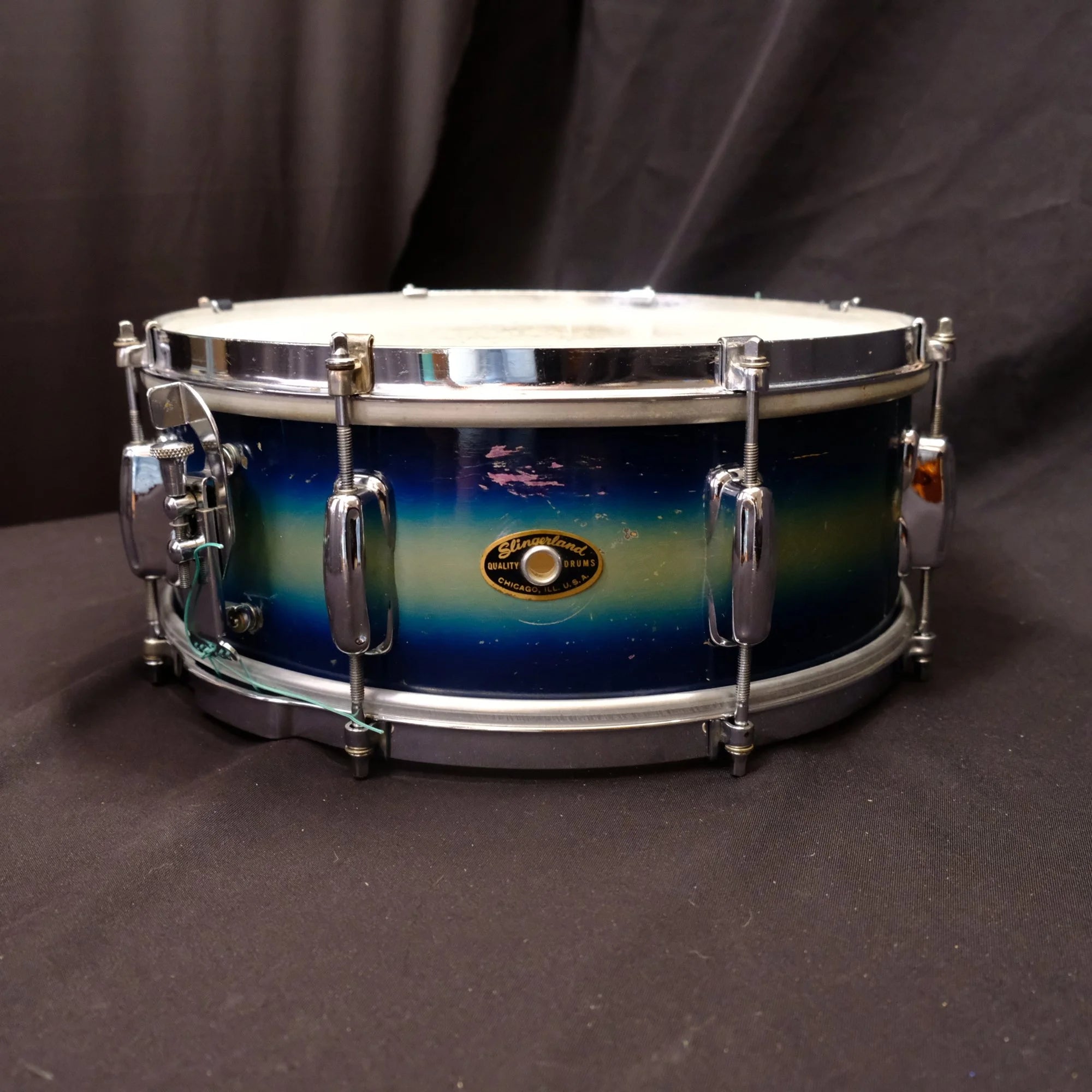 1959 Slingerland 14" x 5,5" wood Snare Drum Duco finish